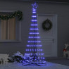Árbol de Navidad LED Azul 138.5 x 138.5 x 399 cm Metal 1