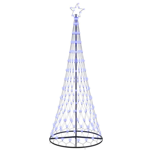Árbol de Navidad LED Azul 138.5 x 138.5 x 399 cm Metal M 2