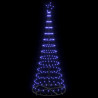 Árbol de Navidad LED Azul 138.5 x 138.5 x 399 cm Metal 4