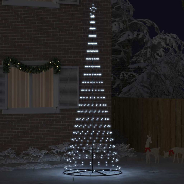 Árbol de Navidad LED Frío 138.5 x 138.5 x 399 cm Metal D