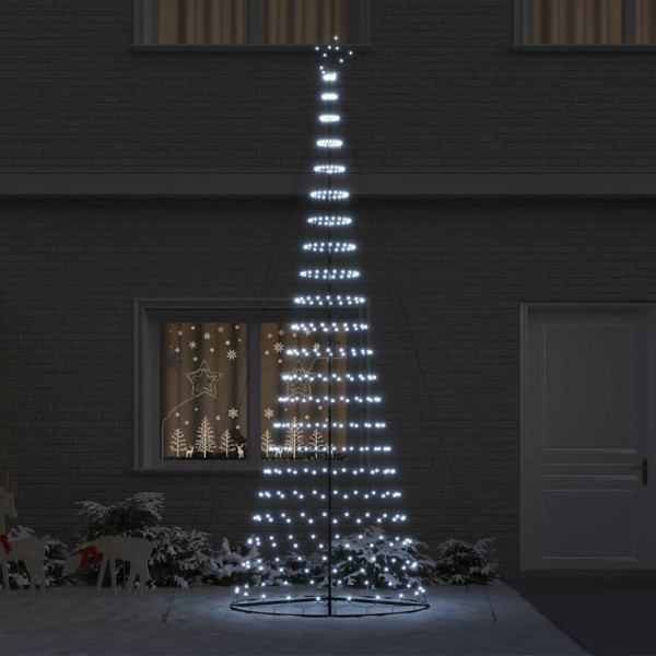 Árbol de Navidad LED Frío 138.5 x 138.5 x 399 cm Metal M 3