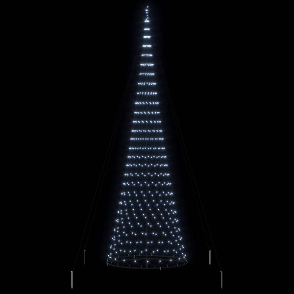 Árbol de Navidad LED Frío 138.5 x 138.5 x 399 cm Metal M 5