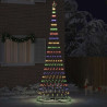 Árbol de Navidad LED Multicolor 138.5 x 138.5 x 399 cm Metal 1