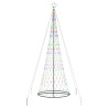 Árbol de Navidad LED Multicolor 138.5 x 138.5 x 399 cm Metal 2