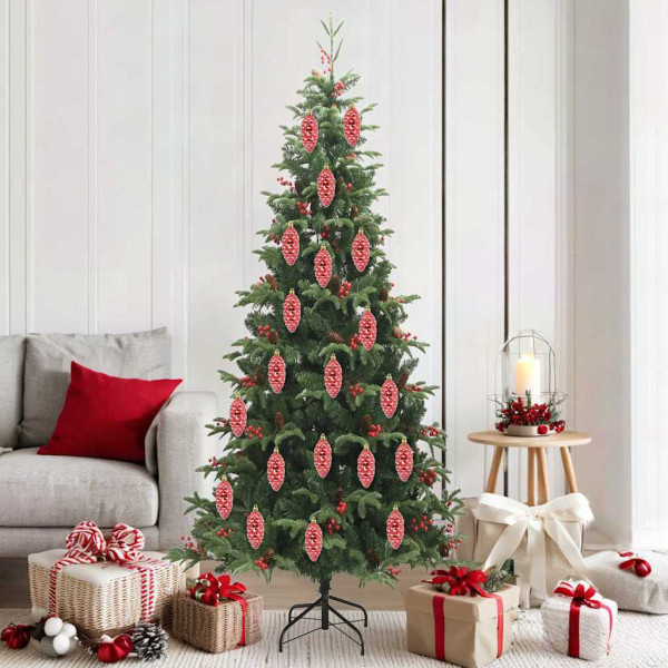 Decoración para Árbol de Navidad 40 pcs Rojo D