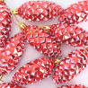 Decoración para Árbol de Navidad 40 pcs Rojo 5