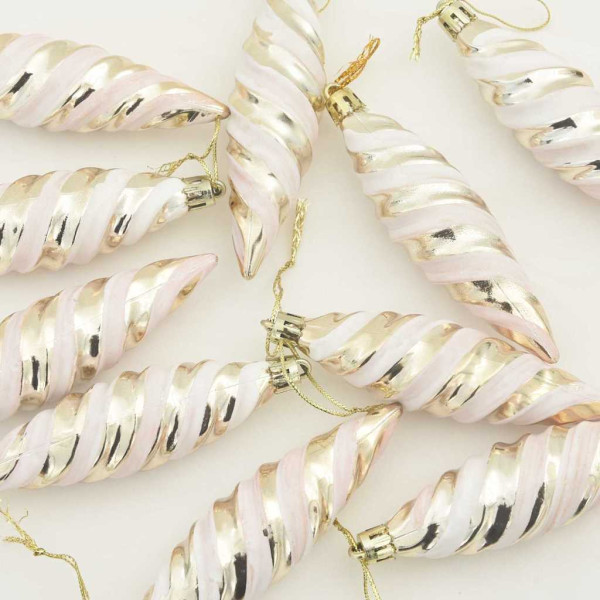 Decoración para Árbol de Navidad 40 pcs champán M 5