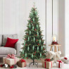 Decoración para Árbol de Navidad 40 pcs Verde 1