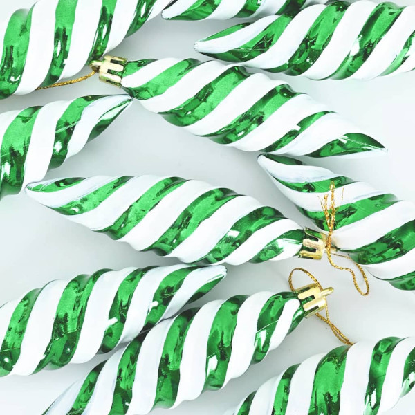 Decoración para Árbol de Navidad 40 pcs Verde M 5