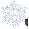 Copos de nieve navideños Azul 55.5 x 55.5 x 0.75 cm PVC 2