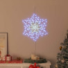 Copos de nieve navideños Azul 55.5 x 55.5 x 0.75 cm PVC 3