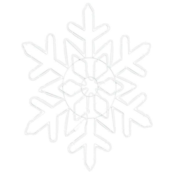 Copos de nieve navideños Azul 55.5 x 55.5 x 0.75 cm PVC M 4