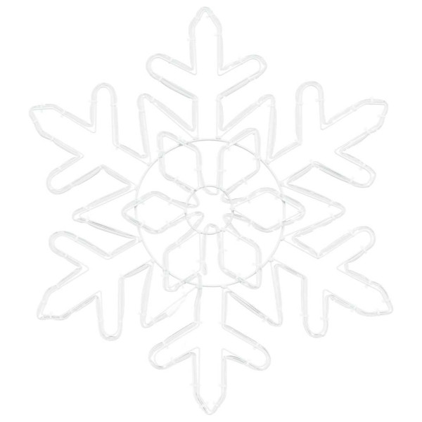 Copos de nieve navideños Azul 55.5 x 55.5 x 0.75 cm PVC M 5