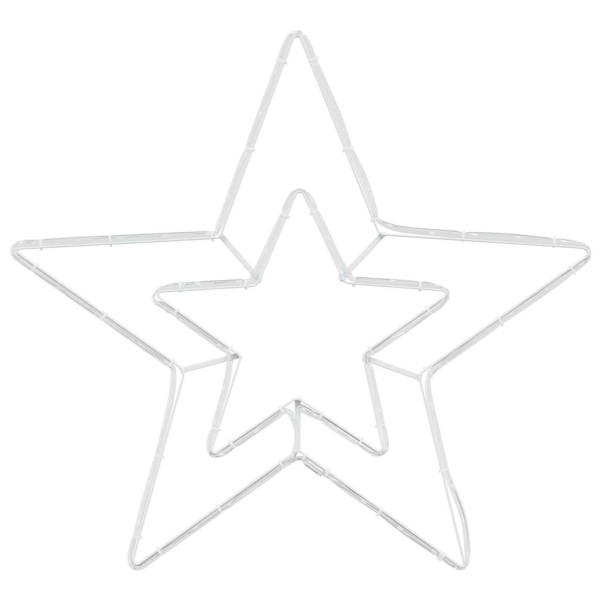 Estrella de Navidad con 72 LED Frío 51.5 x 50 x 0.65 cm Hierro M 5