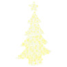 Árbol de Navidad con 100 LED cálido 120 cm Acrílico 1