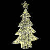 Árbol de Navidad con 100 LED cálido 120 cm Acrílico 3