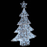 Árbol de Navidad con 100 LED frío 120 cm Acrílico 3