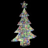 Árbol de Navidad con 100 LED Multicolor 120 cm Acrílico 3