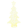 Árbol de Navidad con 160 LED cálido 150 cm Acrílico 2