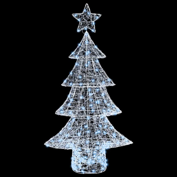 Árbol de Navidad con 160 LED frío 150 cm Acrílico M 3