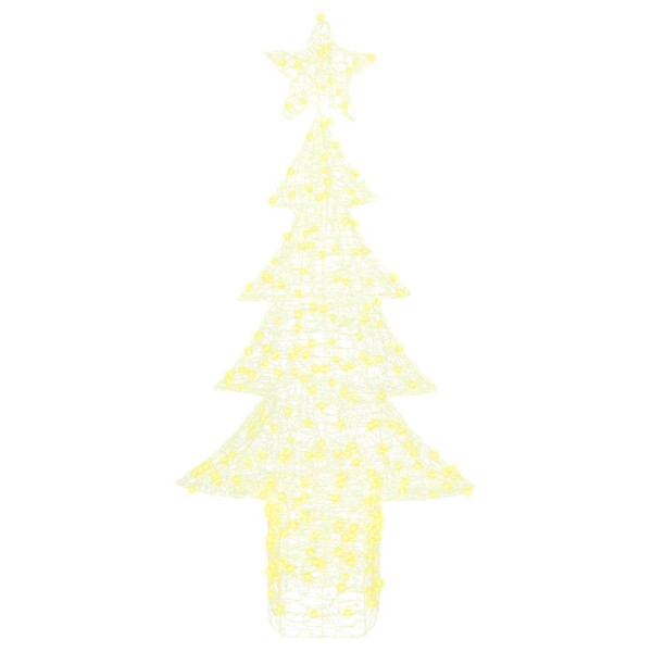 Árbol de Navidad con 240 LED cálido 180 cm Acrílico M 2