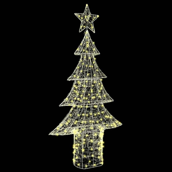 Árbol de Navidad con 240 LED cálido 180 cm Acrílico M 3