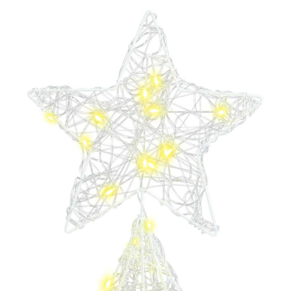 Árbol de Navidad con 240 LED cálido 180 cm Acrílico M 5