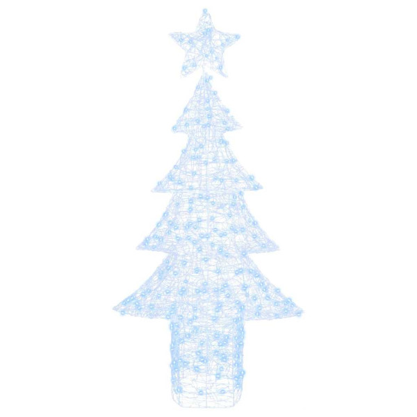 Árbol de Navidad con 240 LED frío 180 cm Acrílico M 2