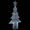 Árbol de Navidad con 240 LED frío 180 cm Acrílico 3