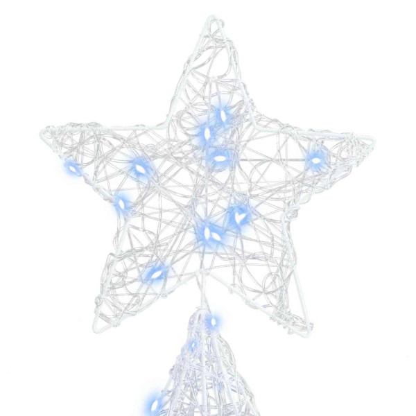 Árbol de Navidad con 240 LED frío 180 cm Acrílico M 5