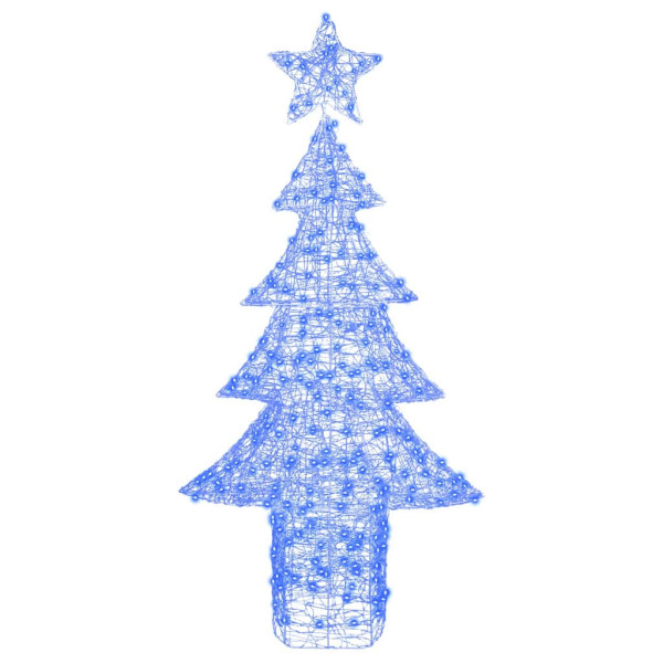 Árbol de Navidad con 240 LED Azul 180 cm Acrílico M 2