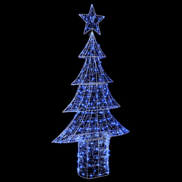 Árbol de Navidad con 240 LED Azul 180 cm Acrílico M 3