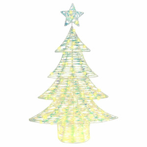 Árbol de Navidad con 120 LED cálido 120 cm PET H