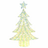 Árbol de Navidad con 120 LED cálido 120 cm PET 2