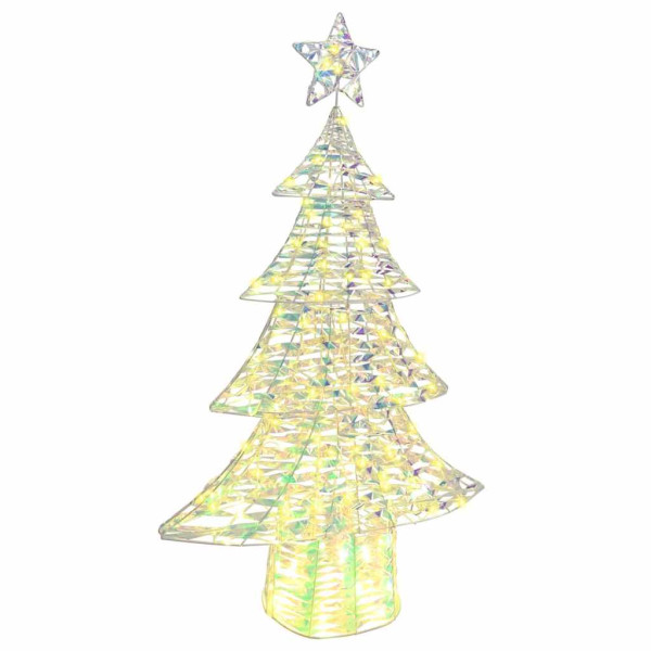 Árbol de Navidad con 160 LED cálido 150 cm PET D