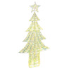 Árbol de Navidad con 240 LED cálido 180 cm PET 1