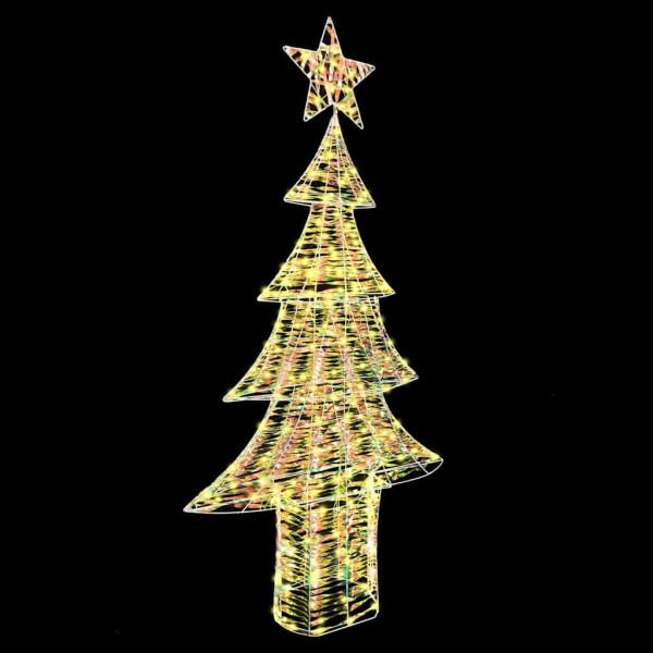 Árbol de Navidad con 240 LED cálido 180 cm PET M 3