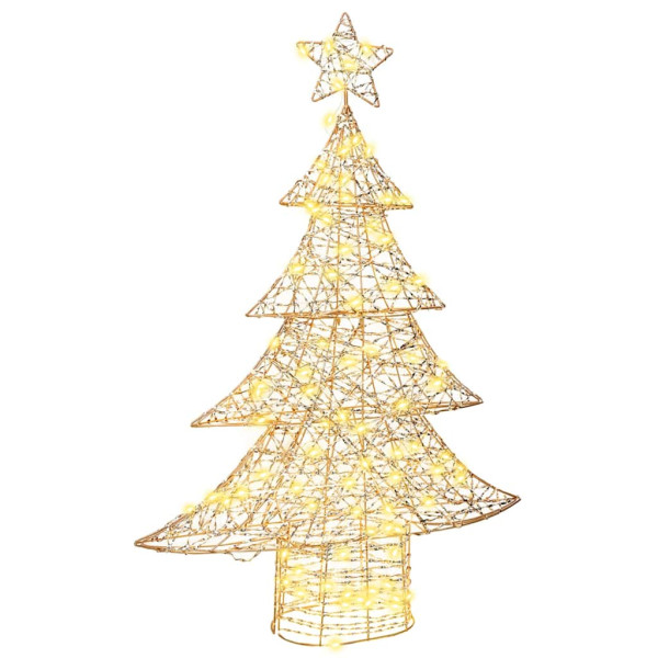 Árbol de Navidad con 120 LED cálido 120 cm PET D