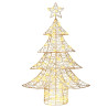 Árbol de Navidad con 120 LED cálido 120 cm PET 2