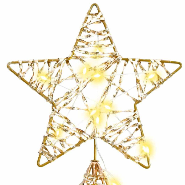 Árbol de Navidad con 160 LED cálido 150 cm PET M 5