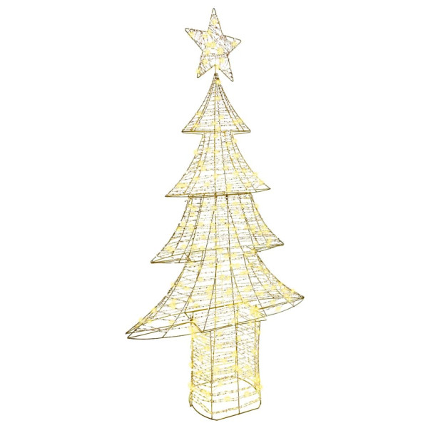 Árbol de Navidad con 240 LED cálido 180 cm PET D