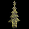 Árbol de Navidad con 240 LED cálido 180 cm PET 3
