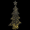 Árbol de Navidad con 160 LED cálido 150 cm Ratán 3