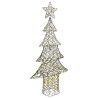 Árbol de Navidad con 240 LED cálido 180 cm Ratán 1