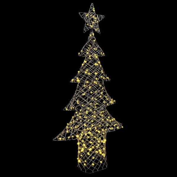 Árbol de Navidad con 240 LED cálido 180 cm Ratán M 3