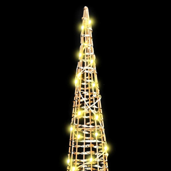 Árbol de Navidad con 90 LED 3 pcs cálido 40 cm 60 cm 80 cm PET M 4