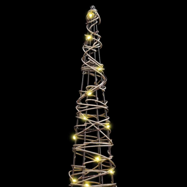 Árbol de Navidad 3 pcs cálido 40 cm 60 cm 80 cm Ratán M 4