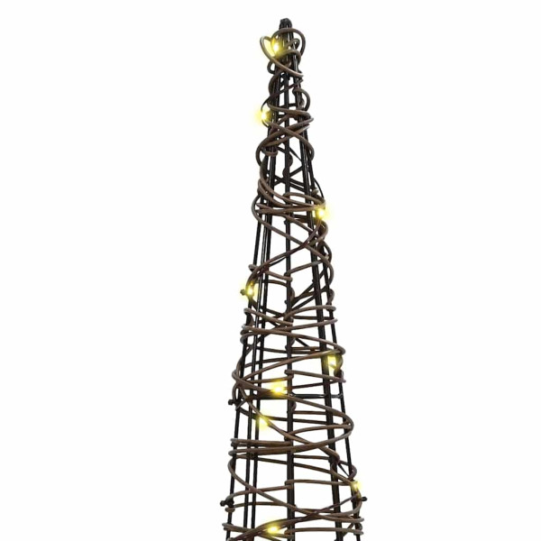 Árbol de Navidad 3 pcs cálido 40 cm 60 cm 80 cm Ratán M 5