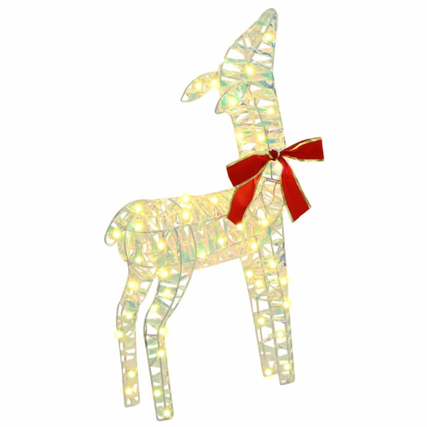 Familia de Renos 3 pcs cálido 128 cm PET M 4