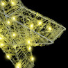 Estrella 3D con 50 LED cálido 55 x 53.5 x 10 cm Acrílico 5